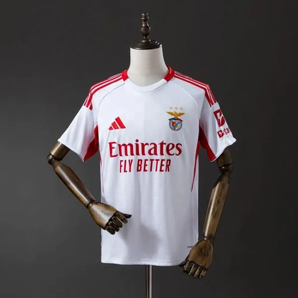Camiseta de fútbol SL Benfica 2025/26 VISITANTE MANGA CORTA VERSION FAN